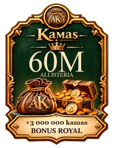 Buy 60M kamas Allisteria