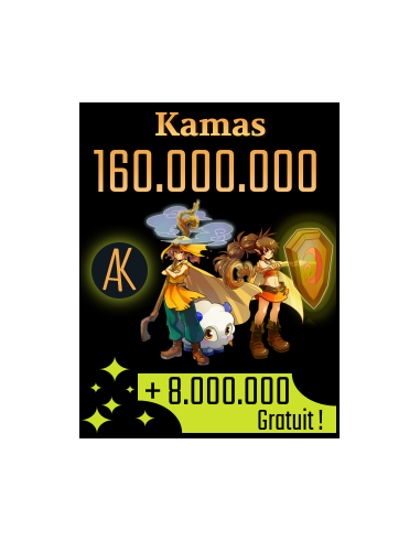 Buy 160M kamas Allisteria